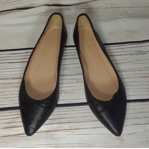 Cute J. Crew leather bow flats!